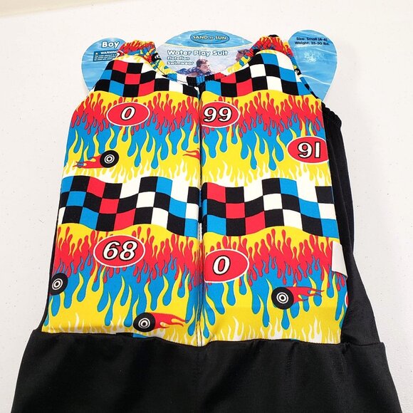 Sand n Sun Boys Water Play Suit Floatation Swimwear Swim Suit Size Small 4-6 - Picture 3 of 8